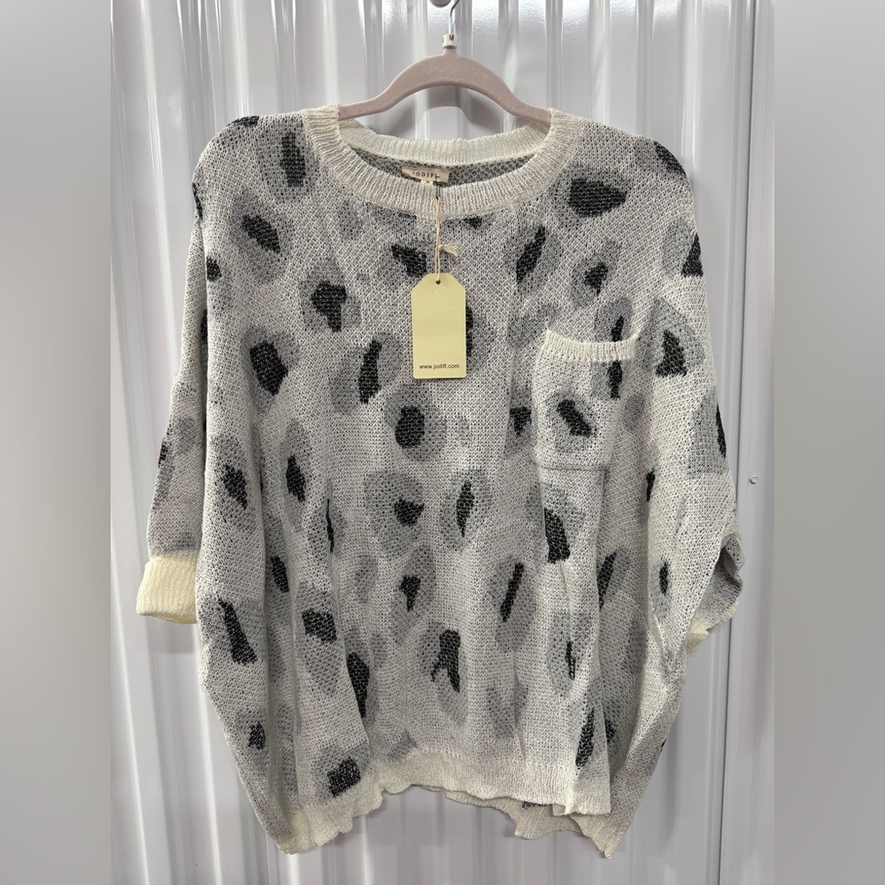POL Women's Sweater - Black and Cream